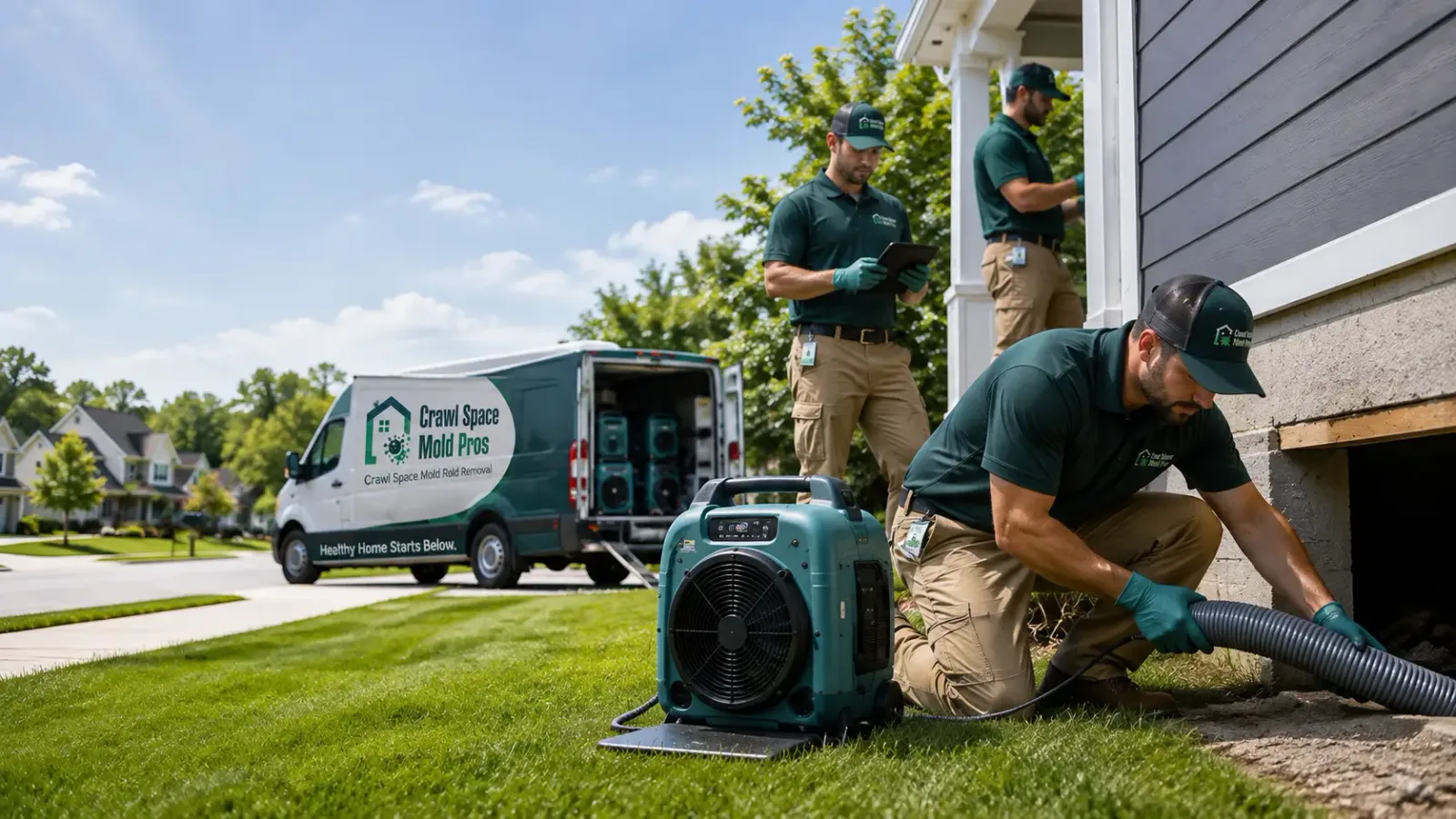Crawl Space Mold Removal in Aromas, CA